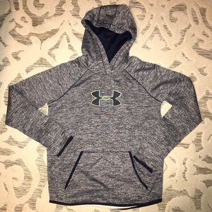Under Armour Storm Cold Gear Gray Hoodie Womens Size XS
